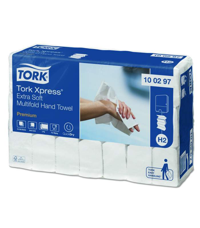 Premium Tork Xpress® Extra Soft skladaná utierka na ruky (H2)