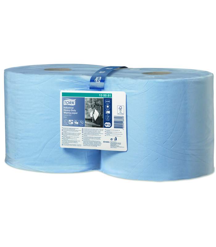 Tork Heavy-Duty priemyselná papierová utierka modrá 119 m (3-vrstvová) (W1,W2)