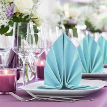 Servítky Duni Soft, MINT BLUE - 40x40 cm (60 ks)