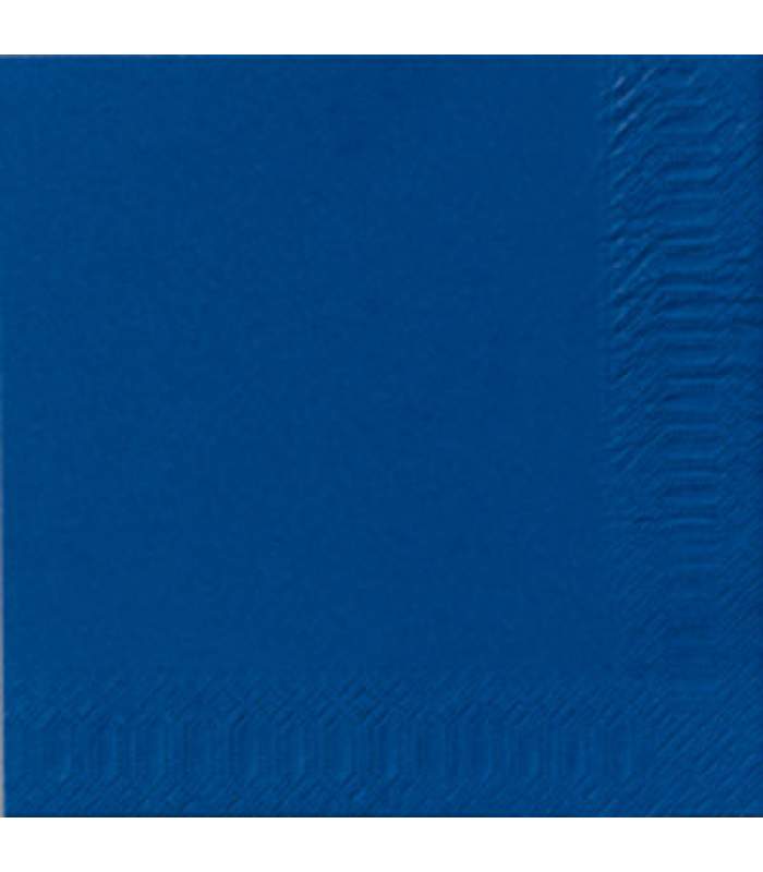 Servítky 33x33cm 2vrstvové - tmavo modrá (125ks)