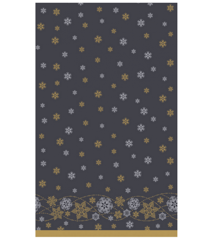  Obrus Dunicel® ​​138 x 220 cm Snow Glitter black