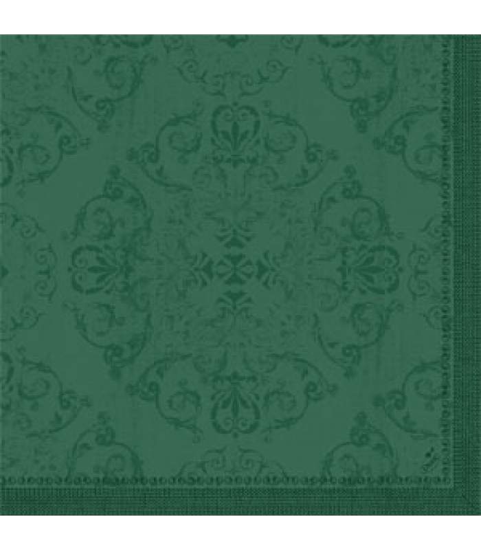 Luxusné obrúsky Duniliny - Opulent Dark Green 40x40cm 45ks/balíček