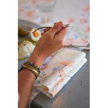 Duni Duni-soft - Bunny bloom 40x40cm 60ks/balíček