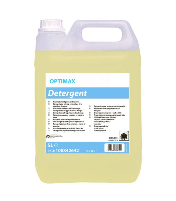 Optimax Detergent 5L - prípravok na strojové umývanie riadu