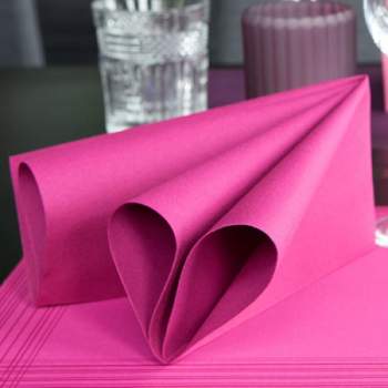 Servítky Duni Soft, Fuchsia - 40x40 cm (60 ks)