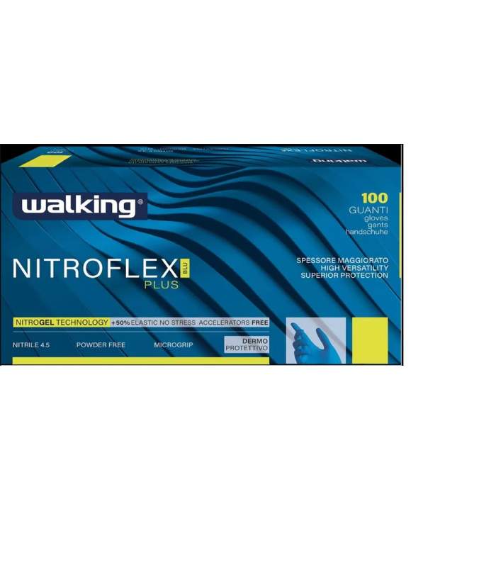 Nitroflex plus - nitrilové rukavice nepúdrované walking