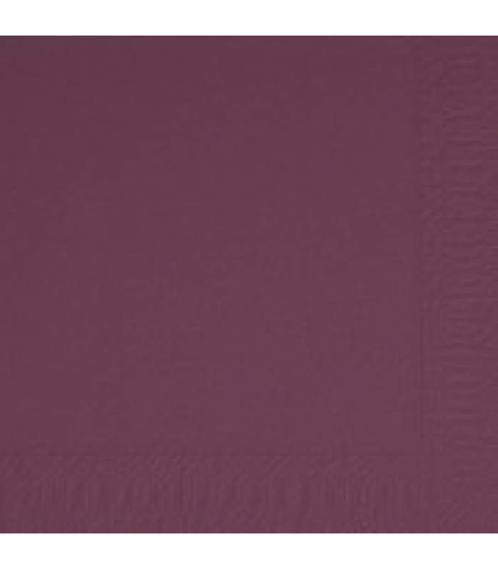 Servítky 33x33cm 2vrstvové - slivková fialová (125ks)