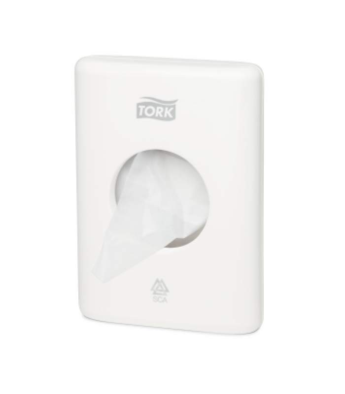 Tork zásobník na hygienické vrecúška biely (B5)