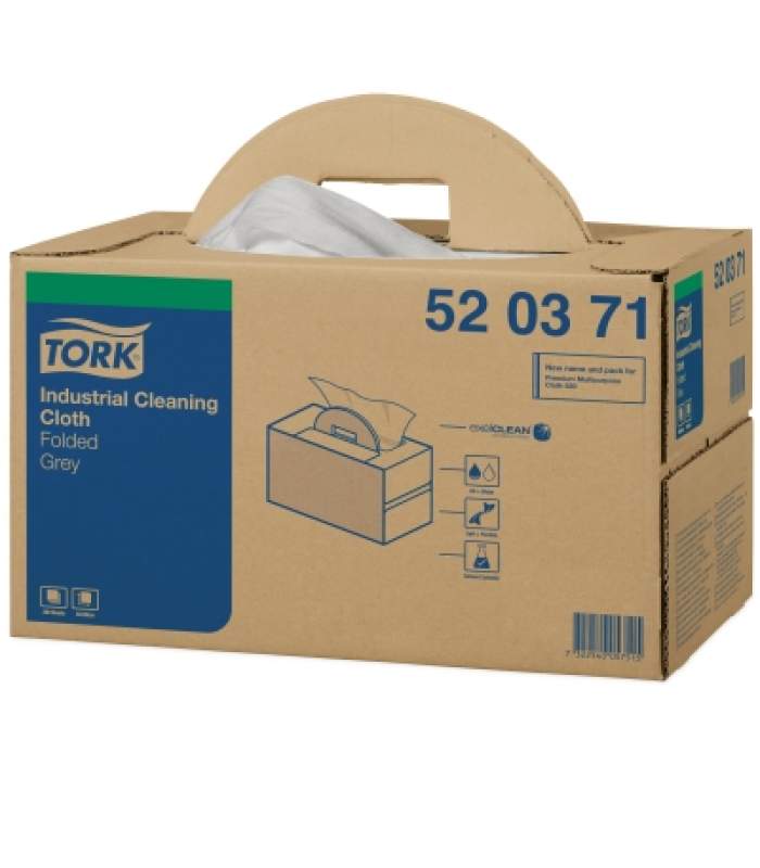 Priemyselná čistiaca utierka z netkanej textilie biela skladaná 280 ks (Handy Box)