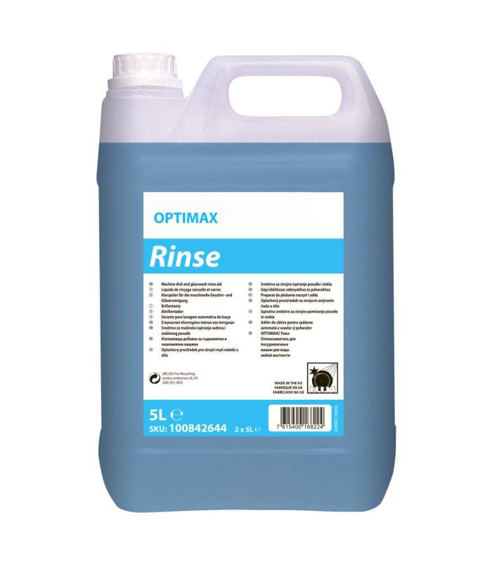 Optimax Rinse 5L - oplachový prípravok do umývačiek riadu